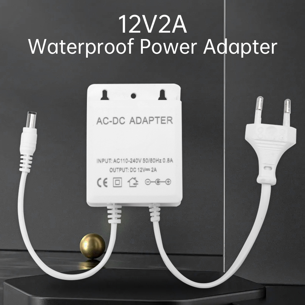 Outdoor Lighting Socket - DC12V 2A adaptateur de prise ue