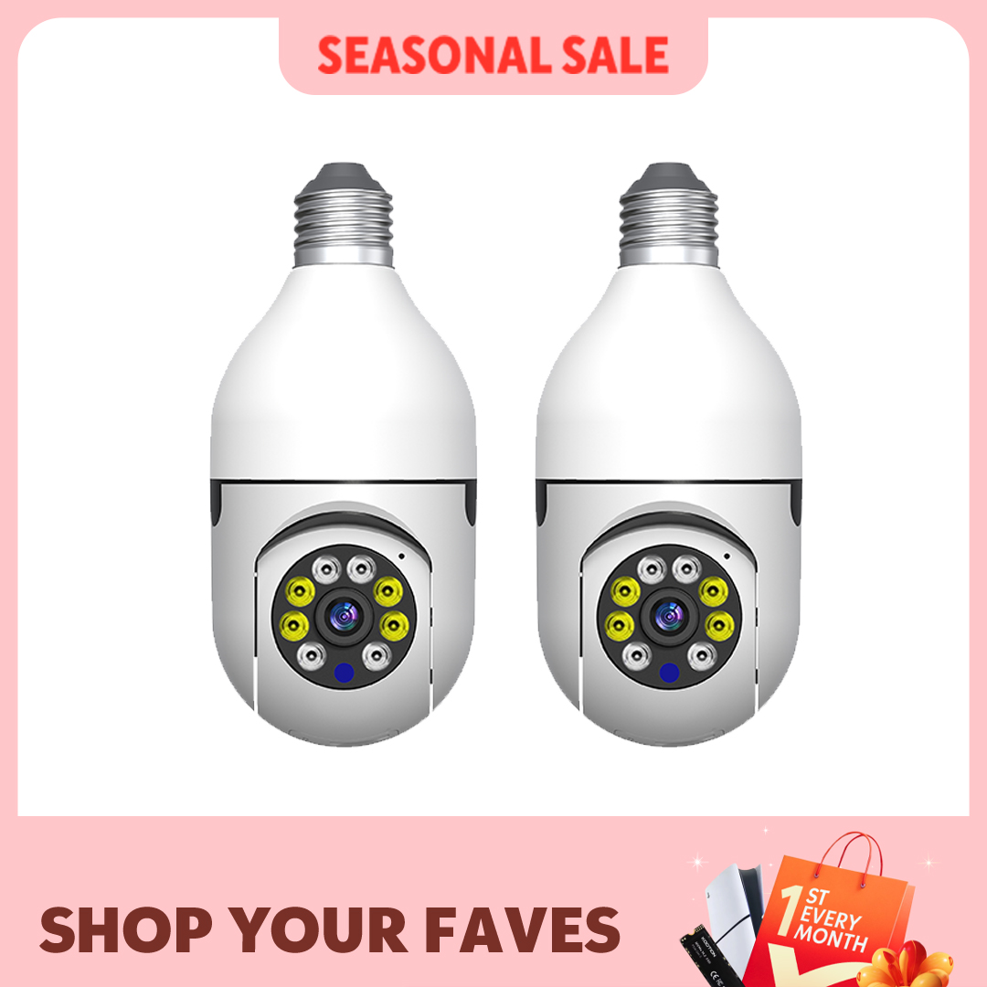Outdoor Lighting Socket - 2Pc Ease Life APP-ampoule caméras de