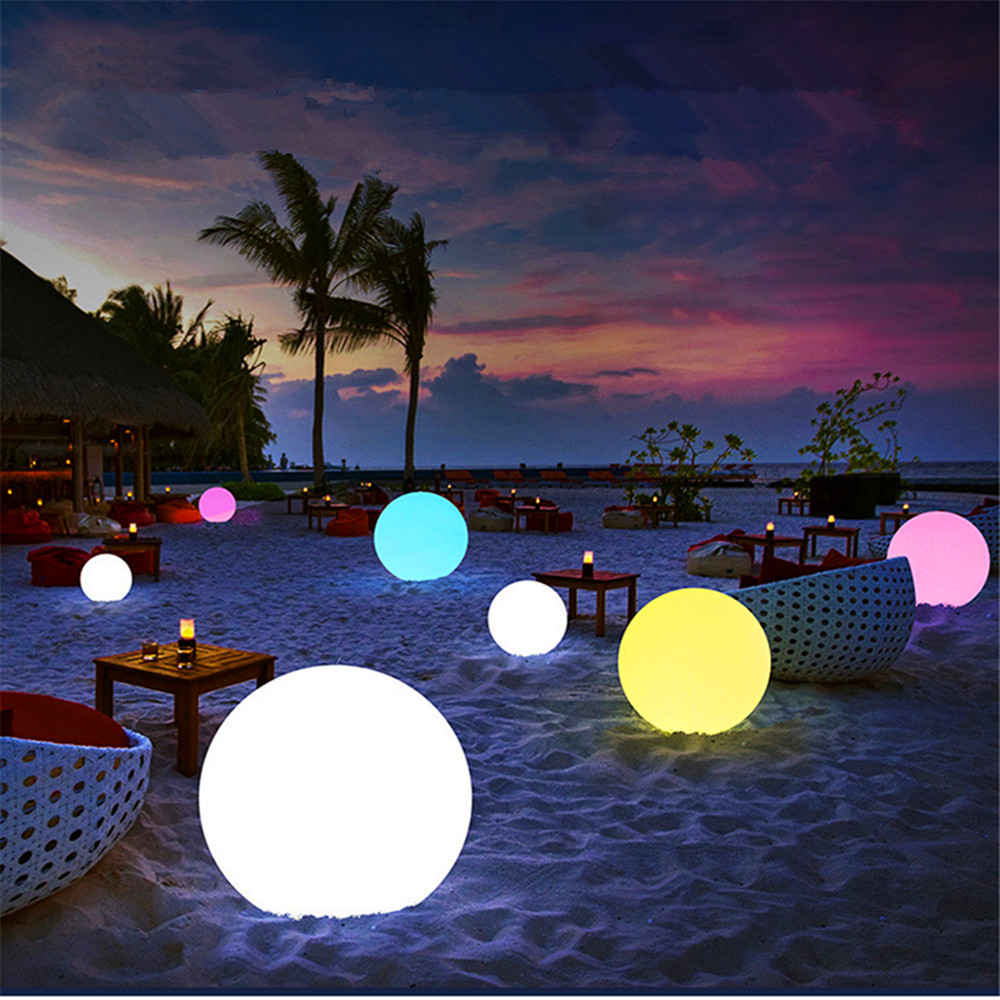 Outdoor Lighting For Backyard - Boule lumineuse LED Rechargeable pour enfants