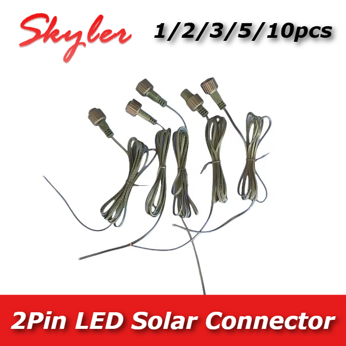 Outdoor Lighting Wire Connectors - Connecteur LED 2 broches avec câble