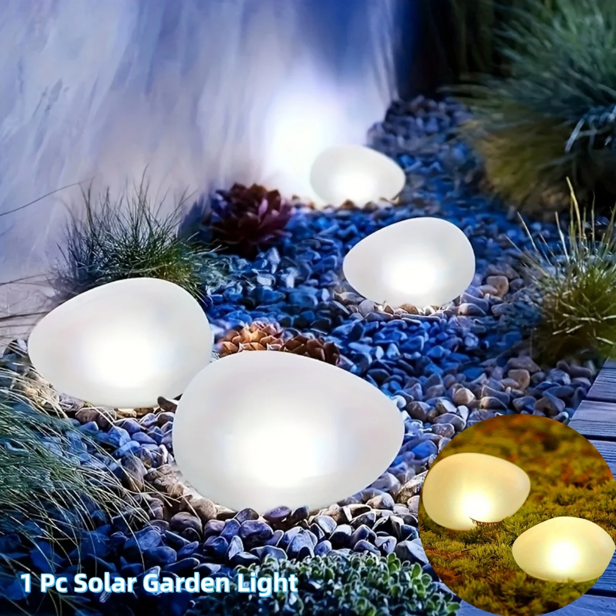 Halo Outdoor Lighting - Lampe solaire au sol en verre