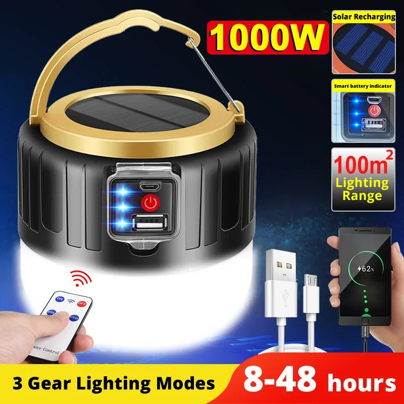 Outdoor Lighting For Backyard - LED solaire Camping lumière batterie externe