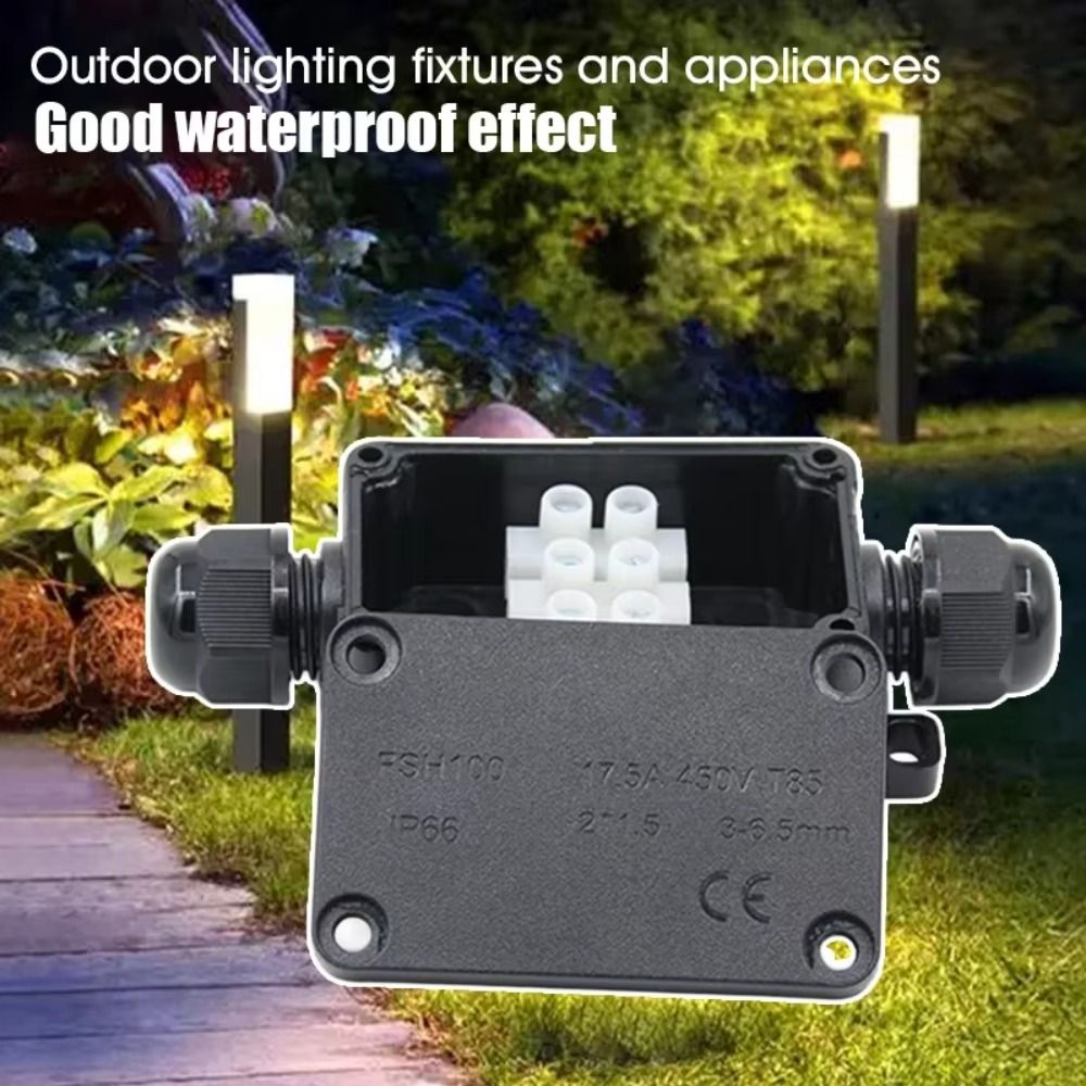 Outdoor Lighting Junction - Boîtier de jonction IP66 durable, 2