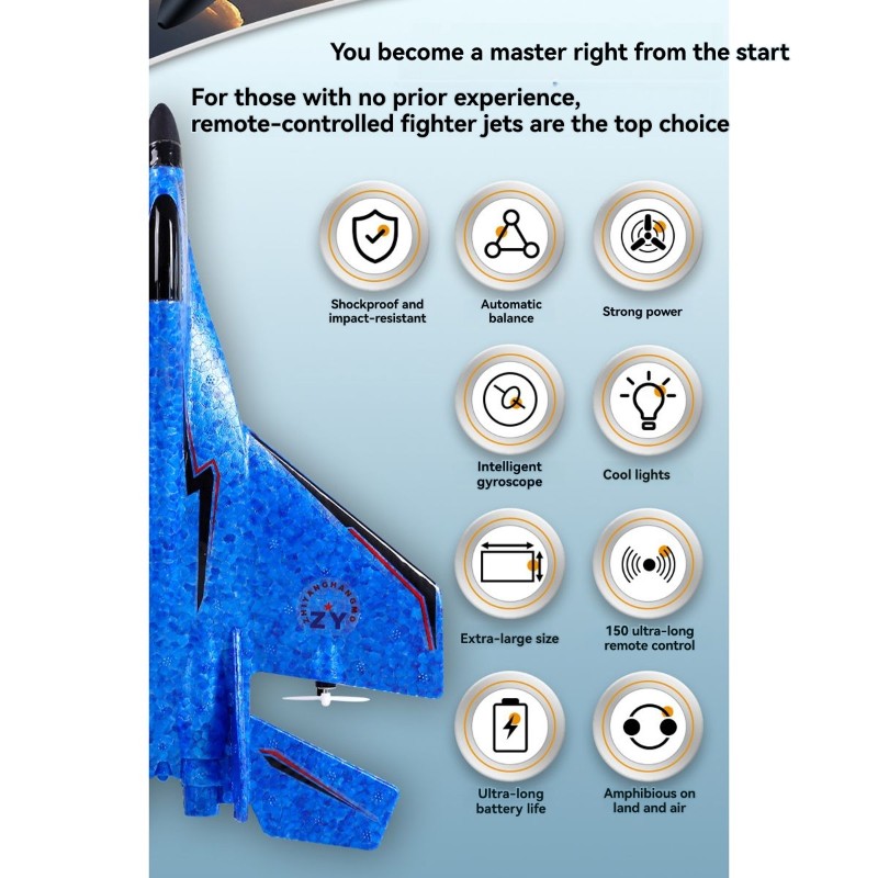 Outdoor Lighting Vendor - Planeur, Jet de chasse en mousse,