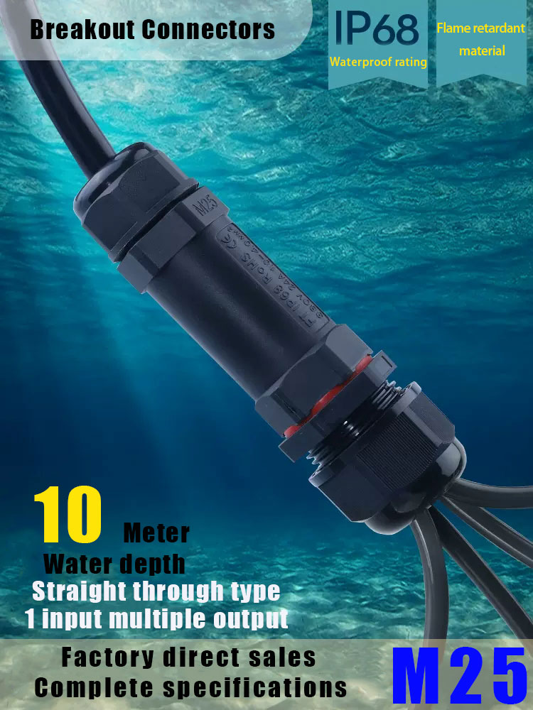 Outdoor Lighting Wire Connectors - Connecteur étanche IP68, Type d'assemblage, connecteur