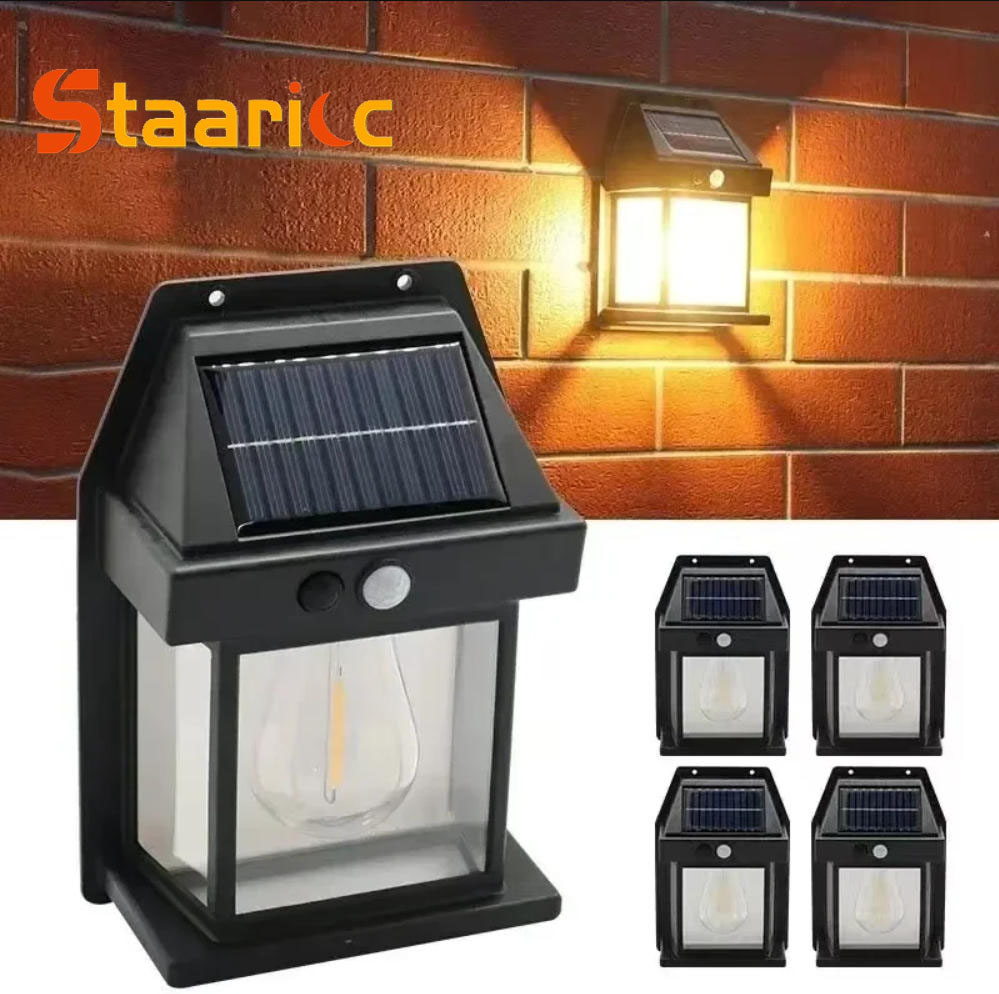 Outdoor Lighting Garage - Lampe murale solaire extérieure en tungstène