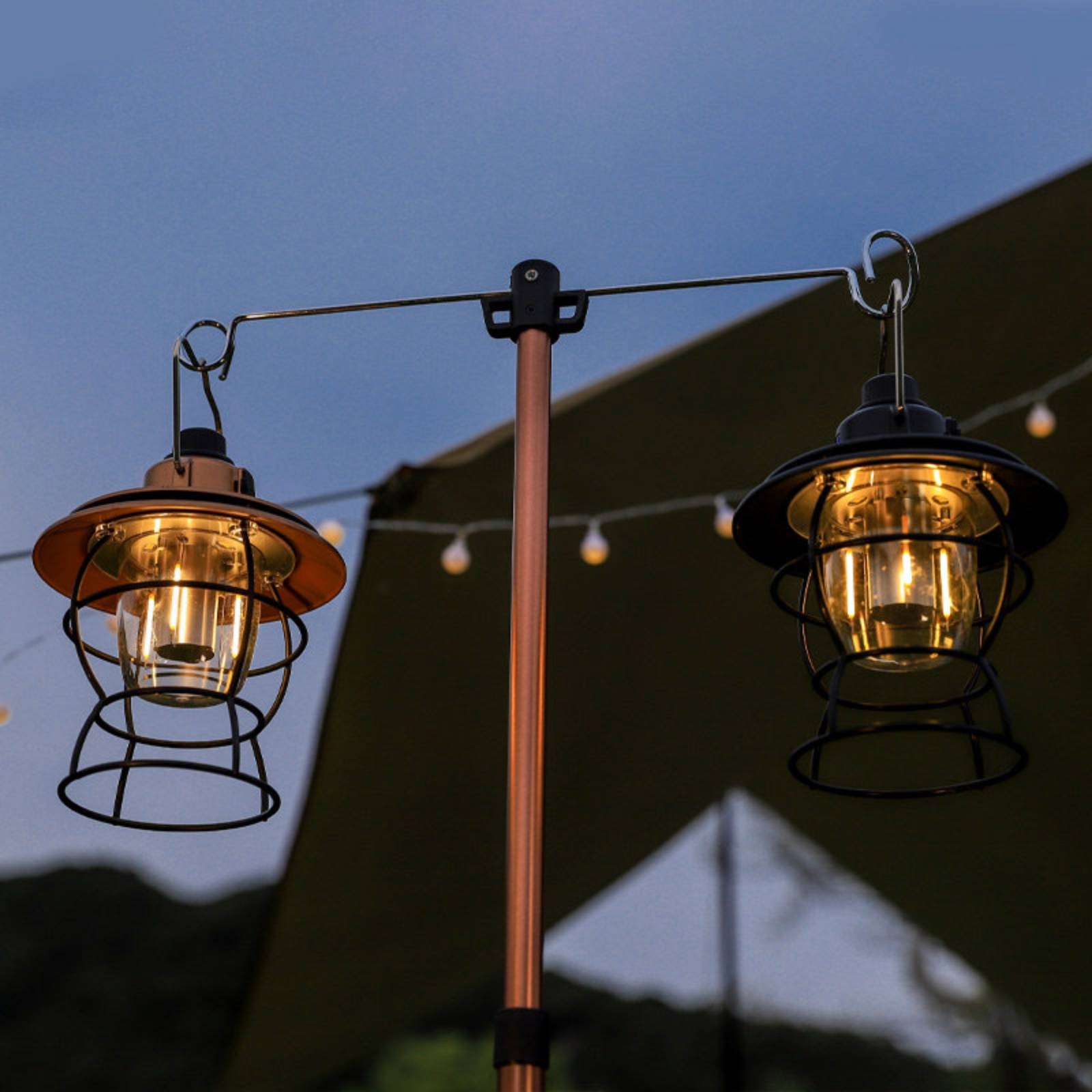 Hanging Outdoor Lighting - Support trépied avec crochets, support de