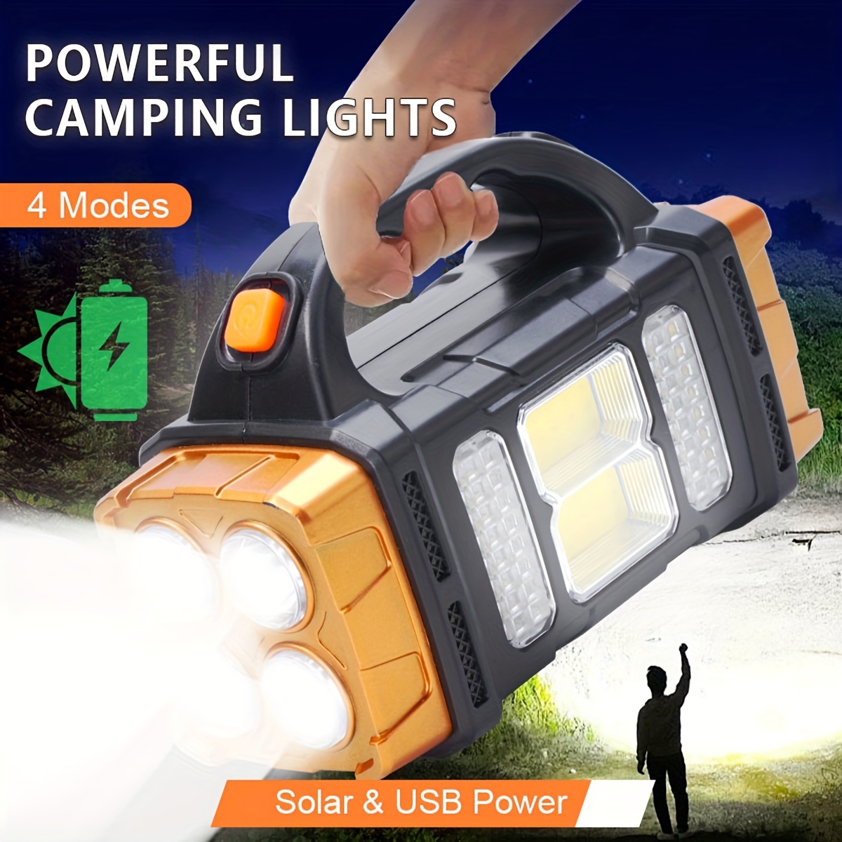 Outdoor Lighting Junction Box - Nouvelle lampe torche LED solaire rechargeable
