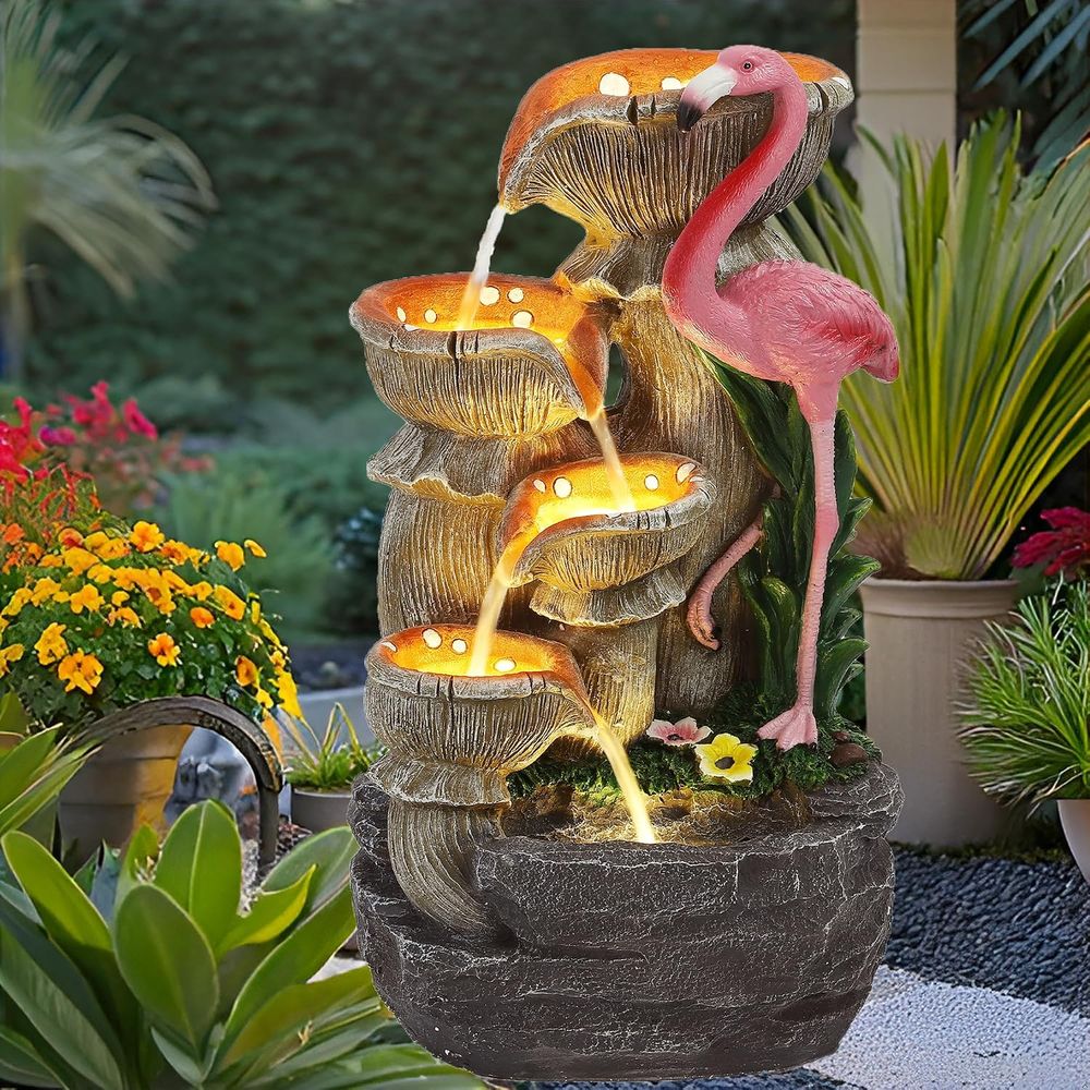 Outdoor Lighting For Backyard - Fontaine d'eau d'intérieur et d'extérieur à