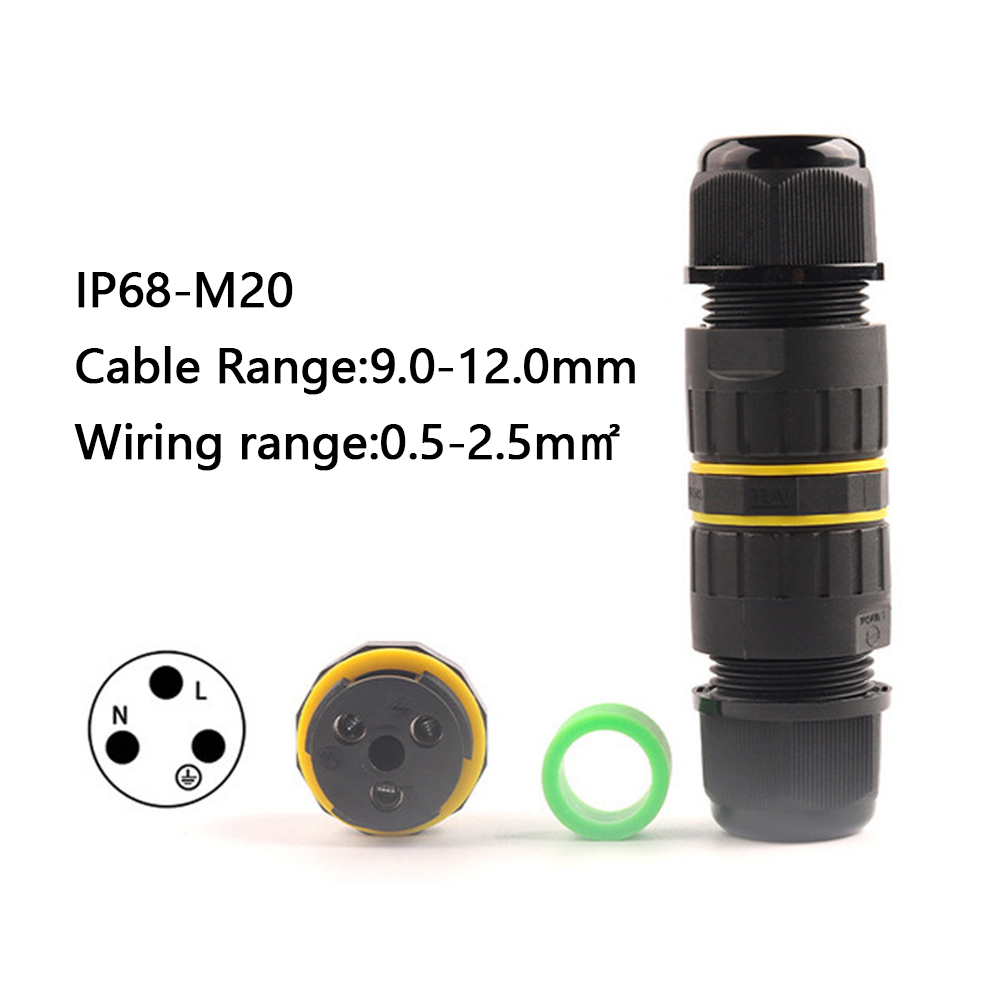 Outdoor Lighting Wire Connectors - Connecteur de câble étanche IP68 de