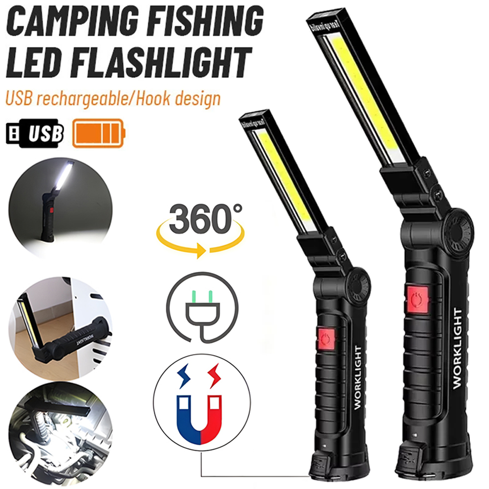 Outdoor Lighting Beacon - Lampe de poche LED COB, torche