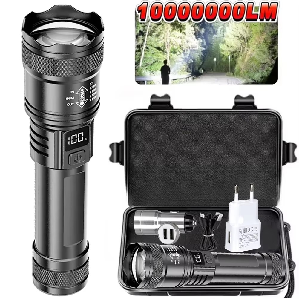 Outdoor Lighting Junction Box - Lampe torche LED rechargeable zoomable avec