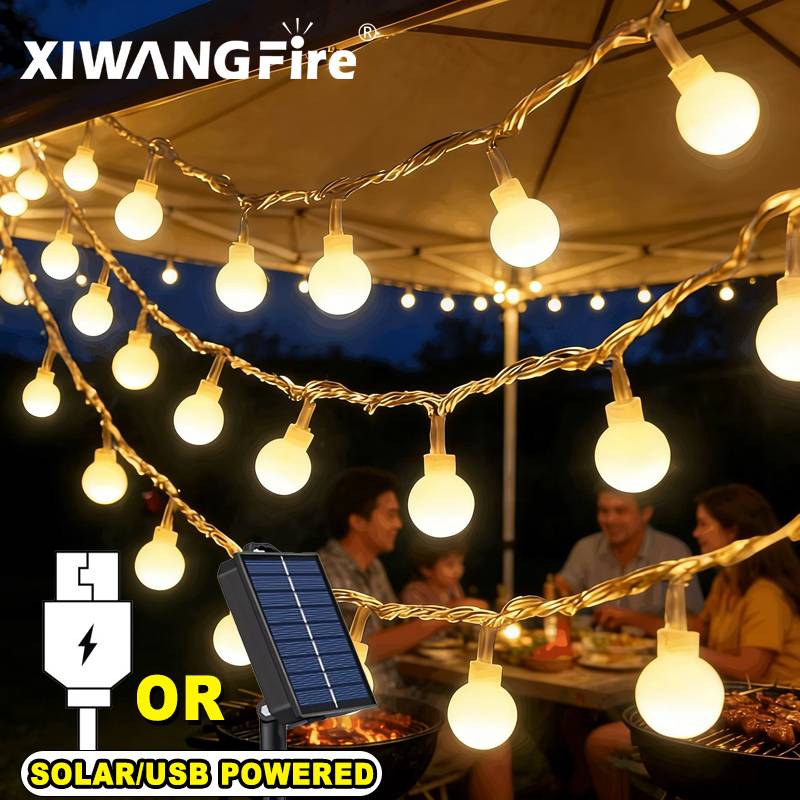 Guirlandes lumineuses solaires - Outdoor Lighting And Decor avis et prix