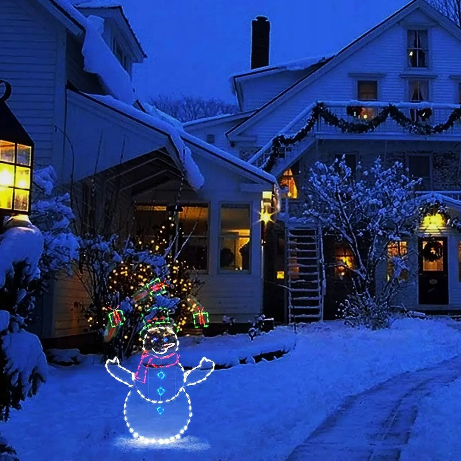 Boule de neige animée lumière  - Outdoor Lighting For Backyard avis et prix