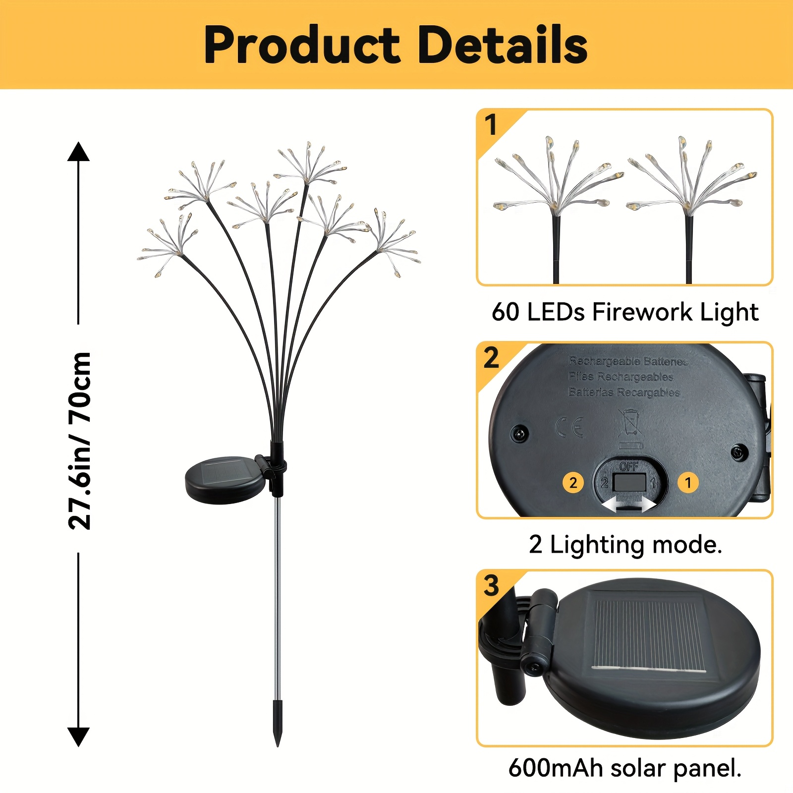 Jardin solaire fée lumière ext - Wired Pathway Light avis et prix