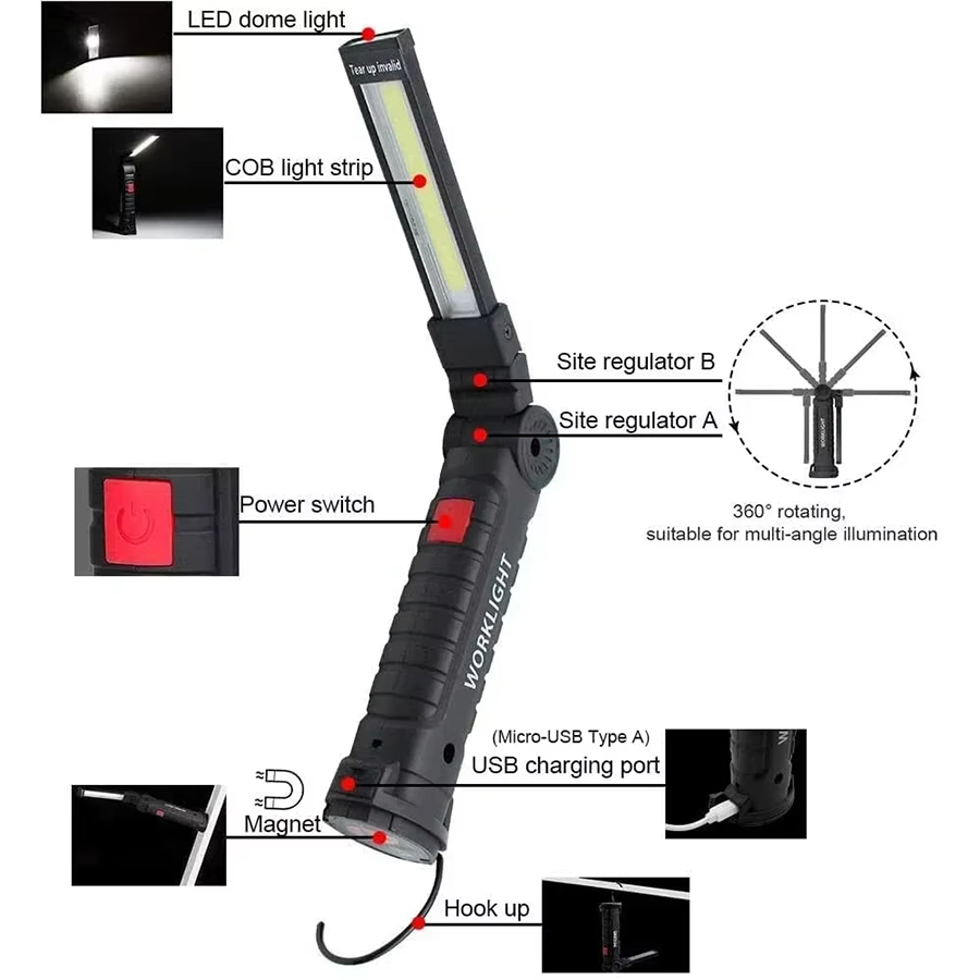 Lampe de poche LED Portable av - Outdoor Lighting Electric avis et prix