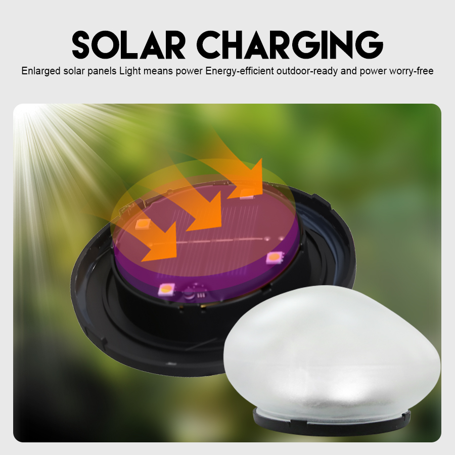 Lampe solaire au sol en verre  - Halo Outdoor Lighting avis et prix