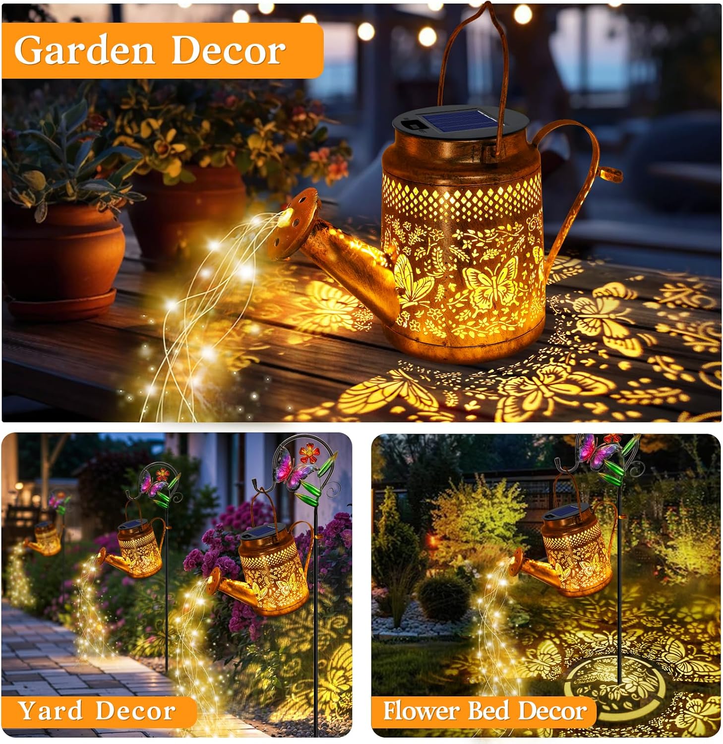 Lot de 2 grandes lampes solair - Outdoor Lighting For Backyard avis et prix