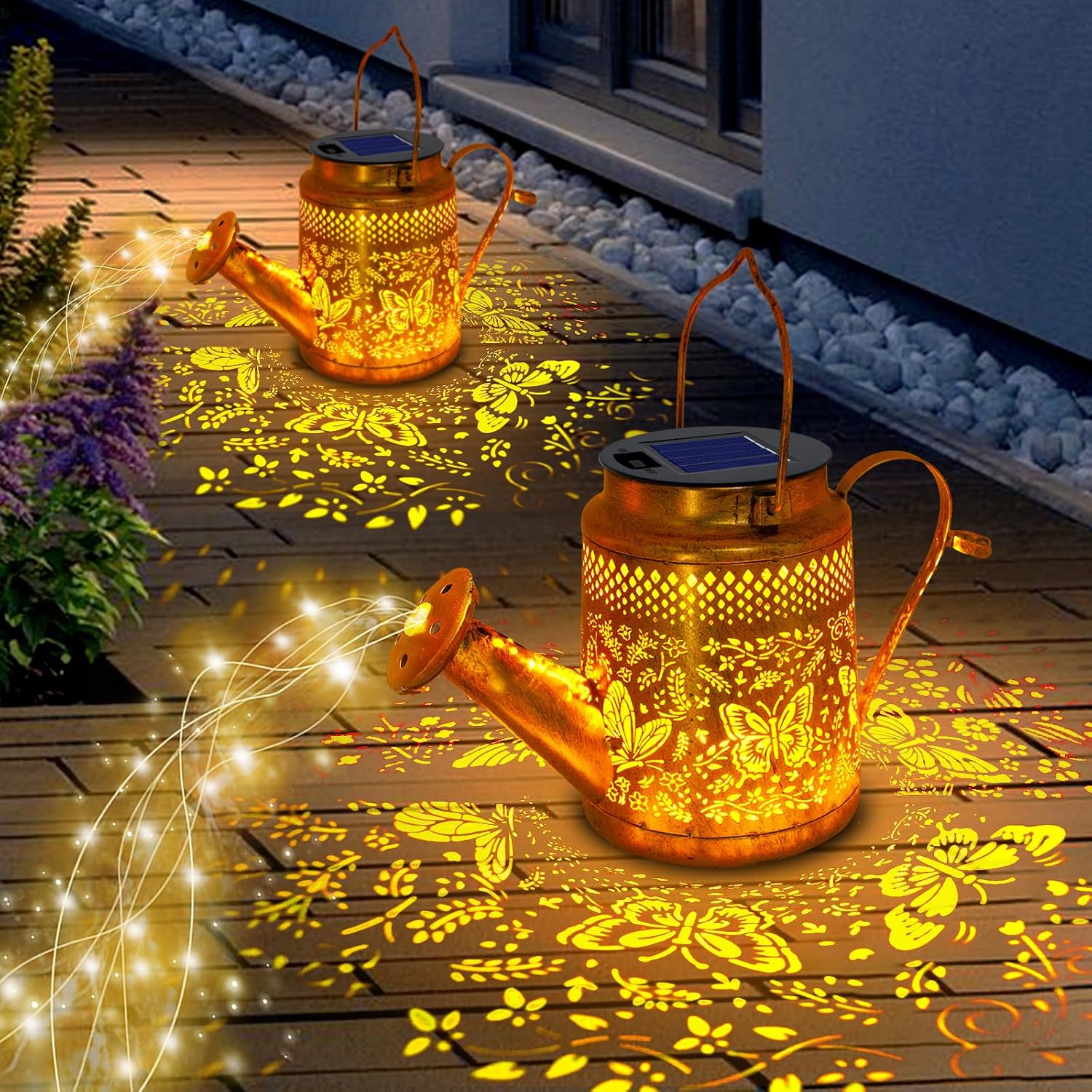 Lot de 2 grandes lampes solair - Outdoor Lighting For Backyard avis et prix