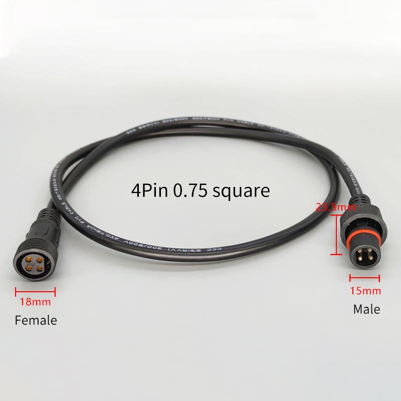 Câble de prise mâle femelle 4  - Outdoor Lighting Wire Connectors avis et prix