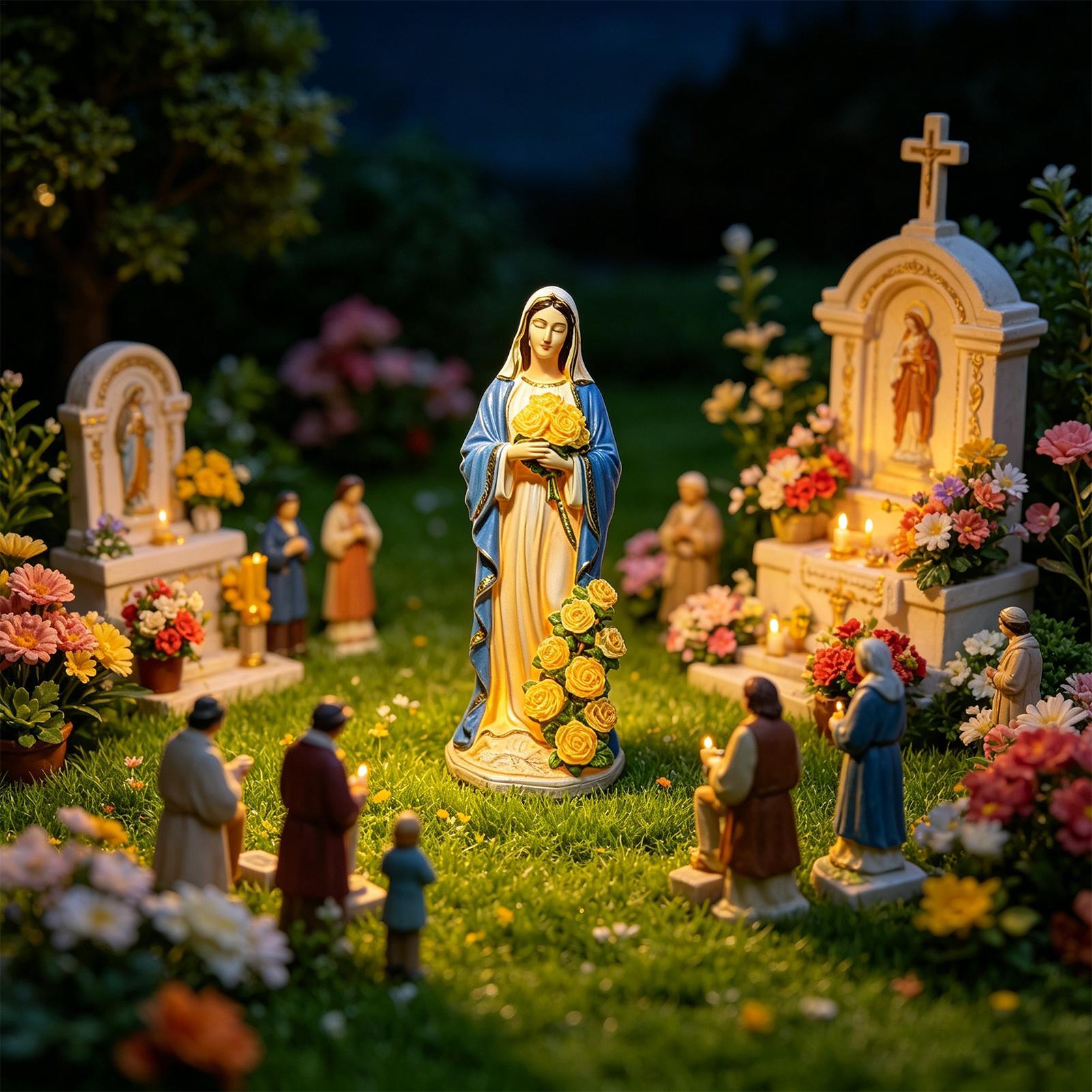Lampe de jardin Vierge Marie,  - Outdoor Lighting For Backyard avis et prix