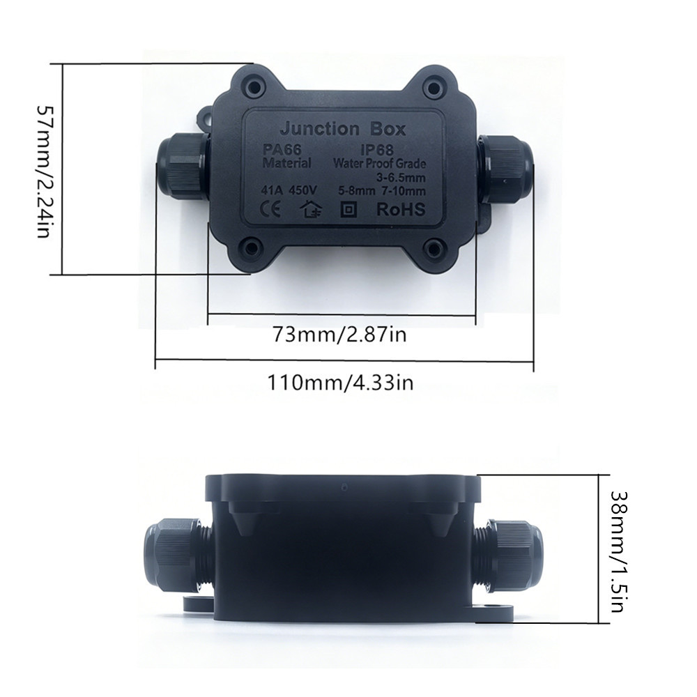 Boîte de jonction étanche IP68 - Outdoor Lighting Wire Connectors avis et prix