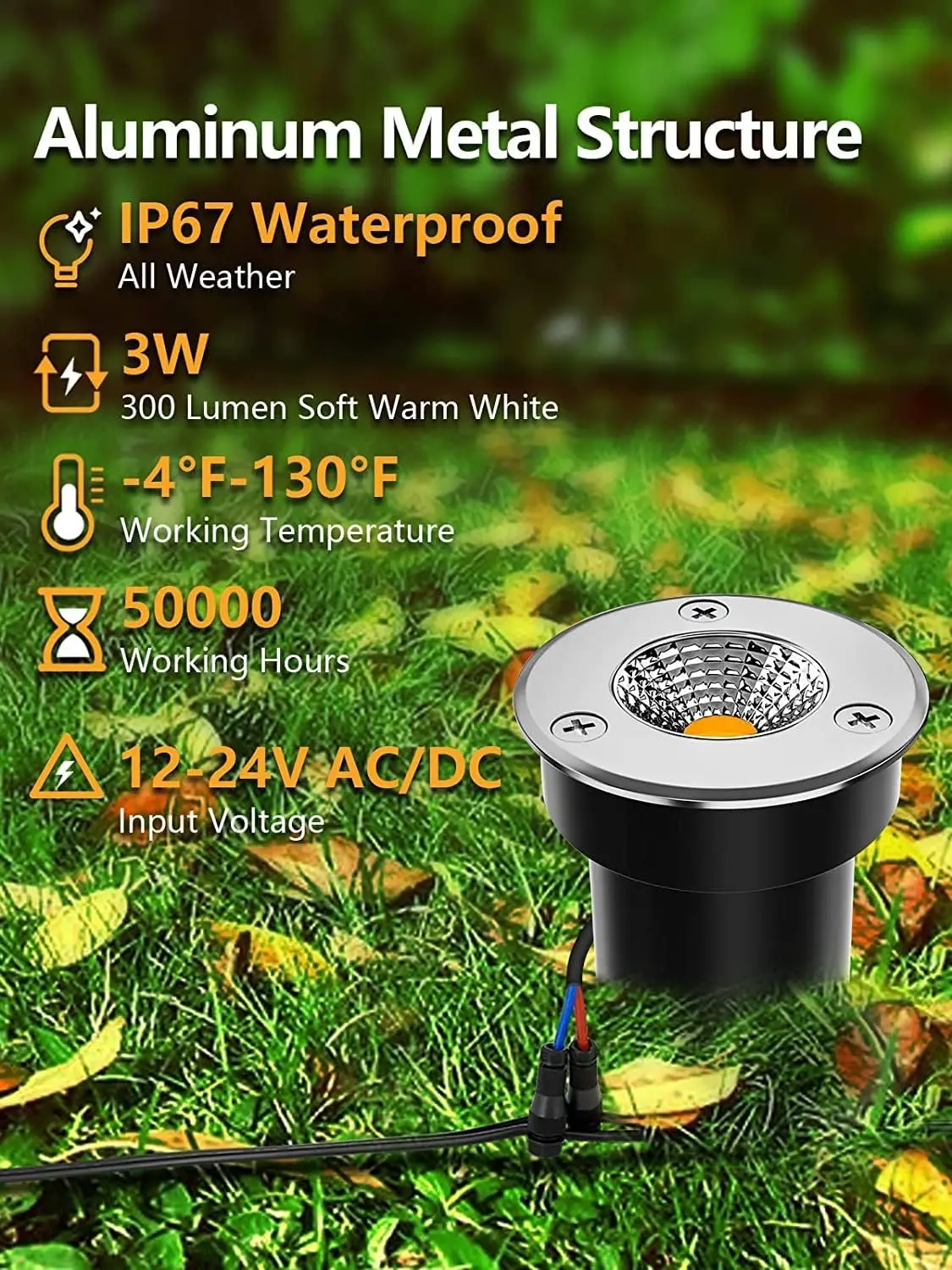 Lampes LED encastrées basse te - Wired Pathway Light avis et prix