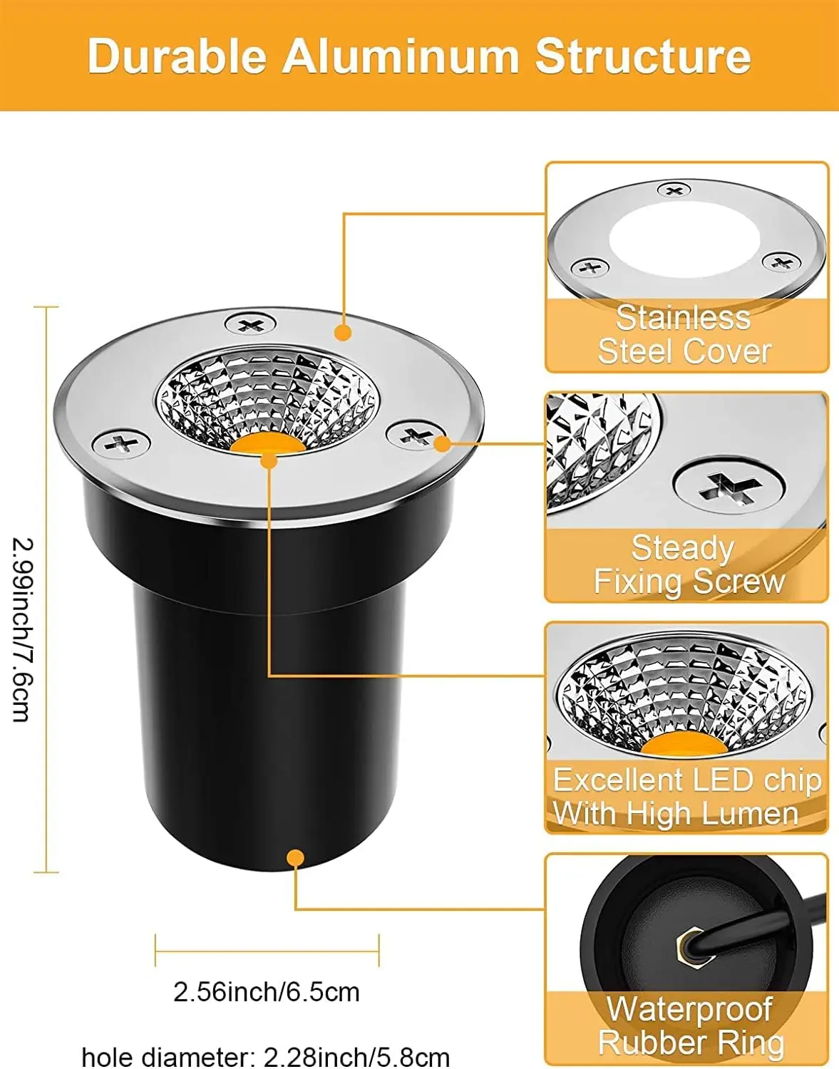 Lampes LED encastrées basse te - Wired Pathway Light avis et prix