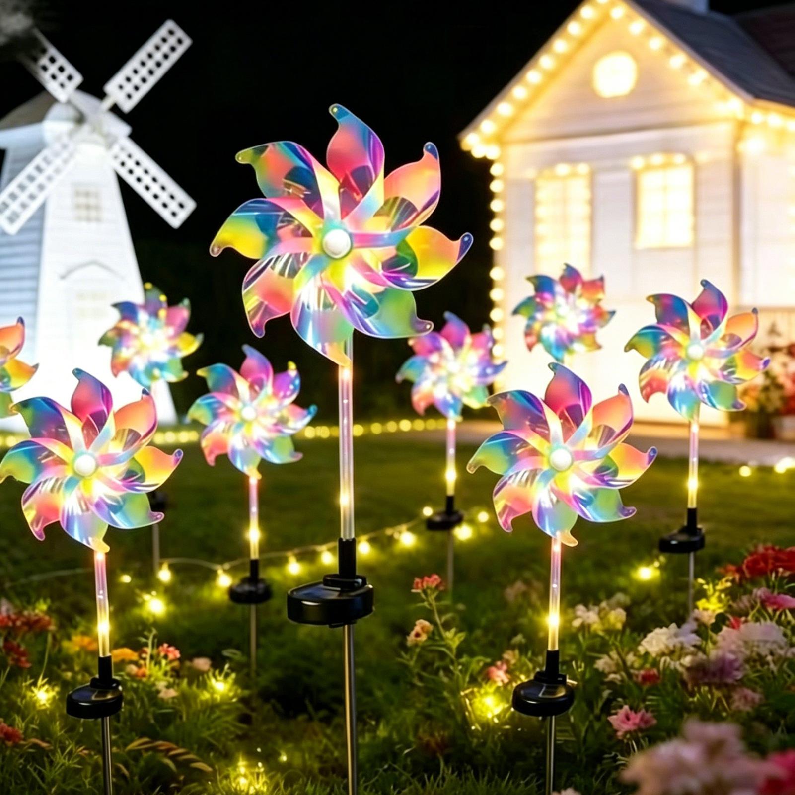 Moulin à vent solaire lumineux - Outdoor Lighting For Backyard avis et prix