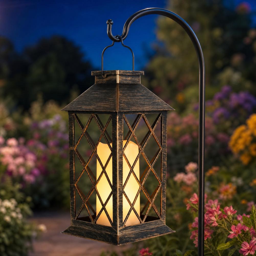 Lanterne solaire rétro, lanter - Hanging Outdoor Lighting avis et prix