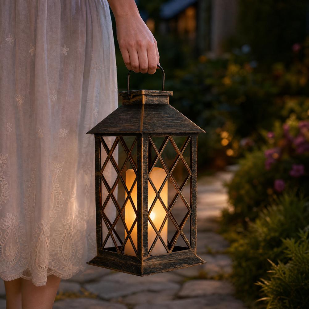 Lanterne solaire rétro, lanter - Hanging Outdoor Lighting avis et prix