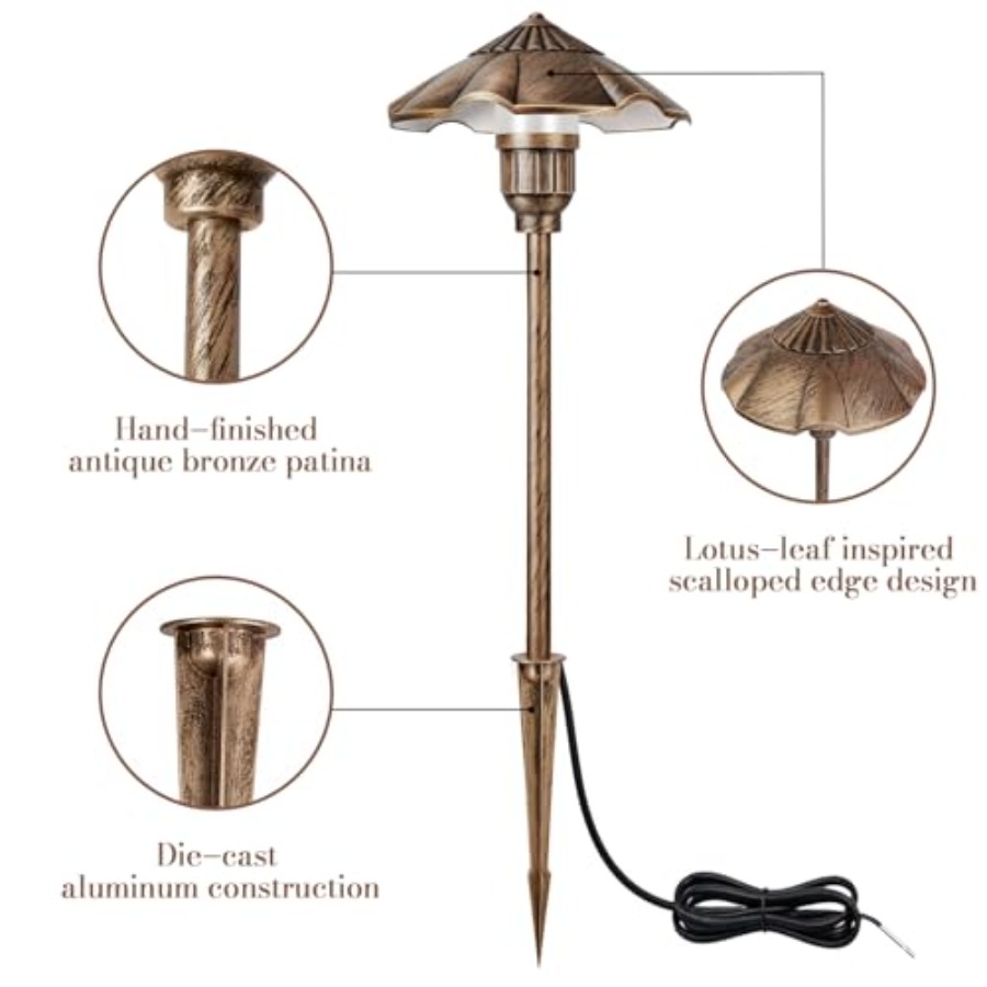 Lampes de jardin basse tension - Wired Pathway Light avis et prix