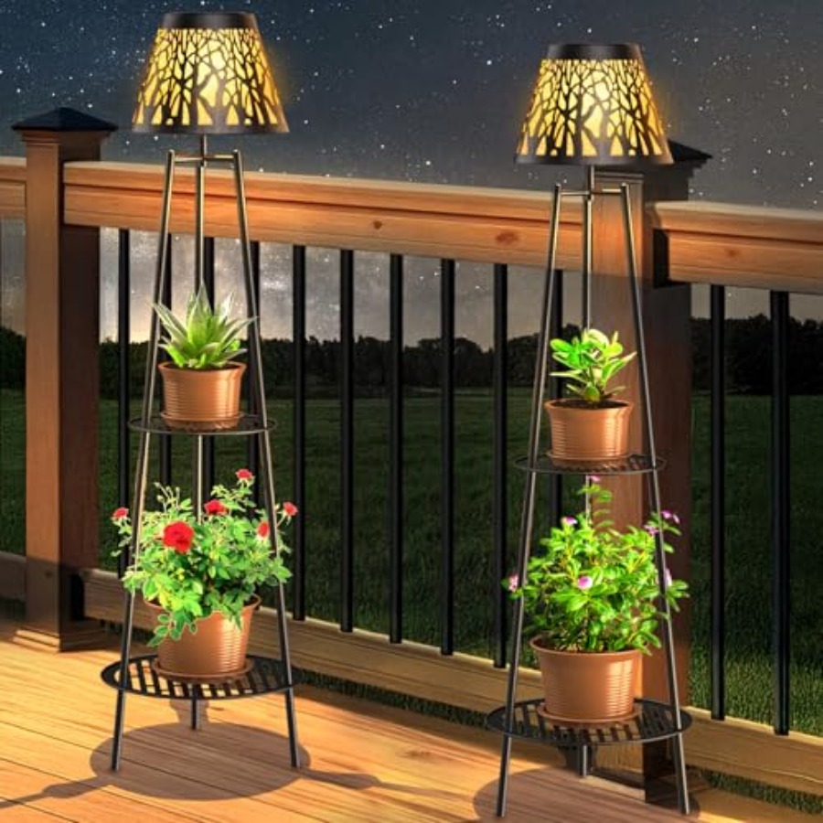 Lot de 2 lampes solaires d'ext - Outdoor Lighting And Decor avis et prix