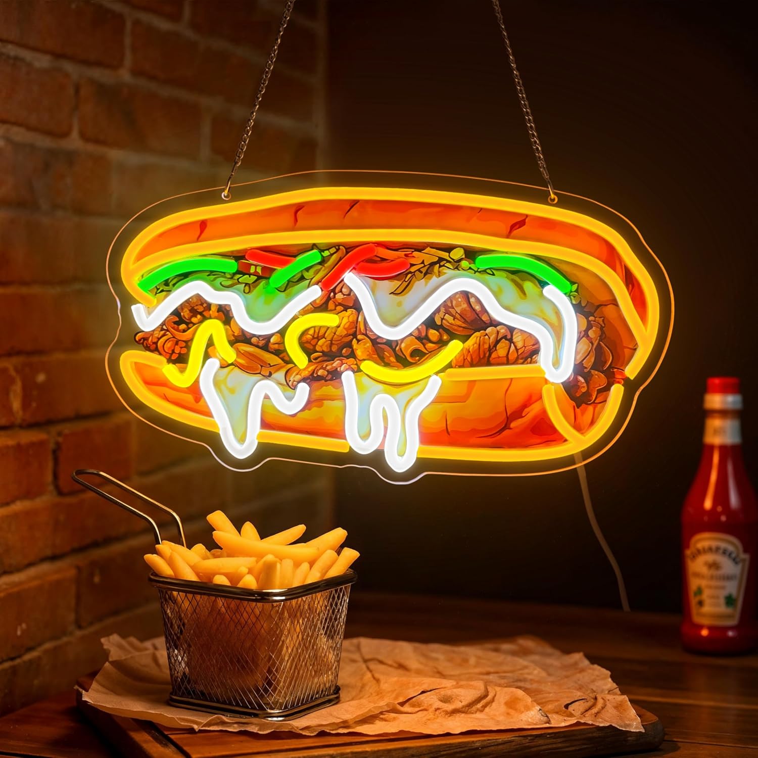 Enseigne néon Philly Cheeseste - Outdoor Lighting Vendor avis et prix