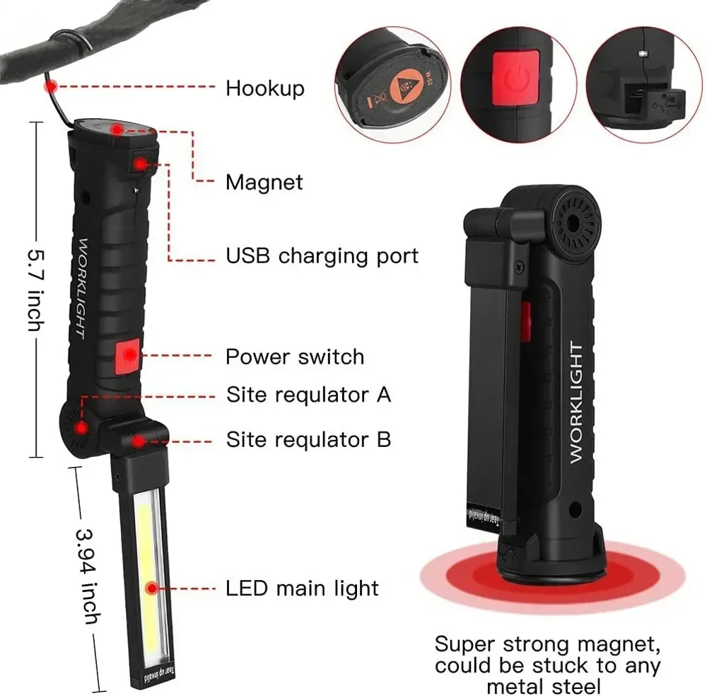 Lampe de poche LED COB, torche - Outdoor Lighting Beacon avis et prix